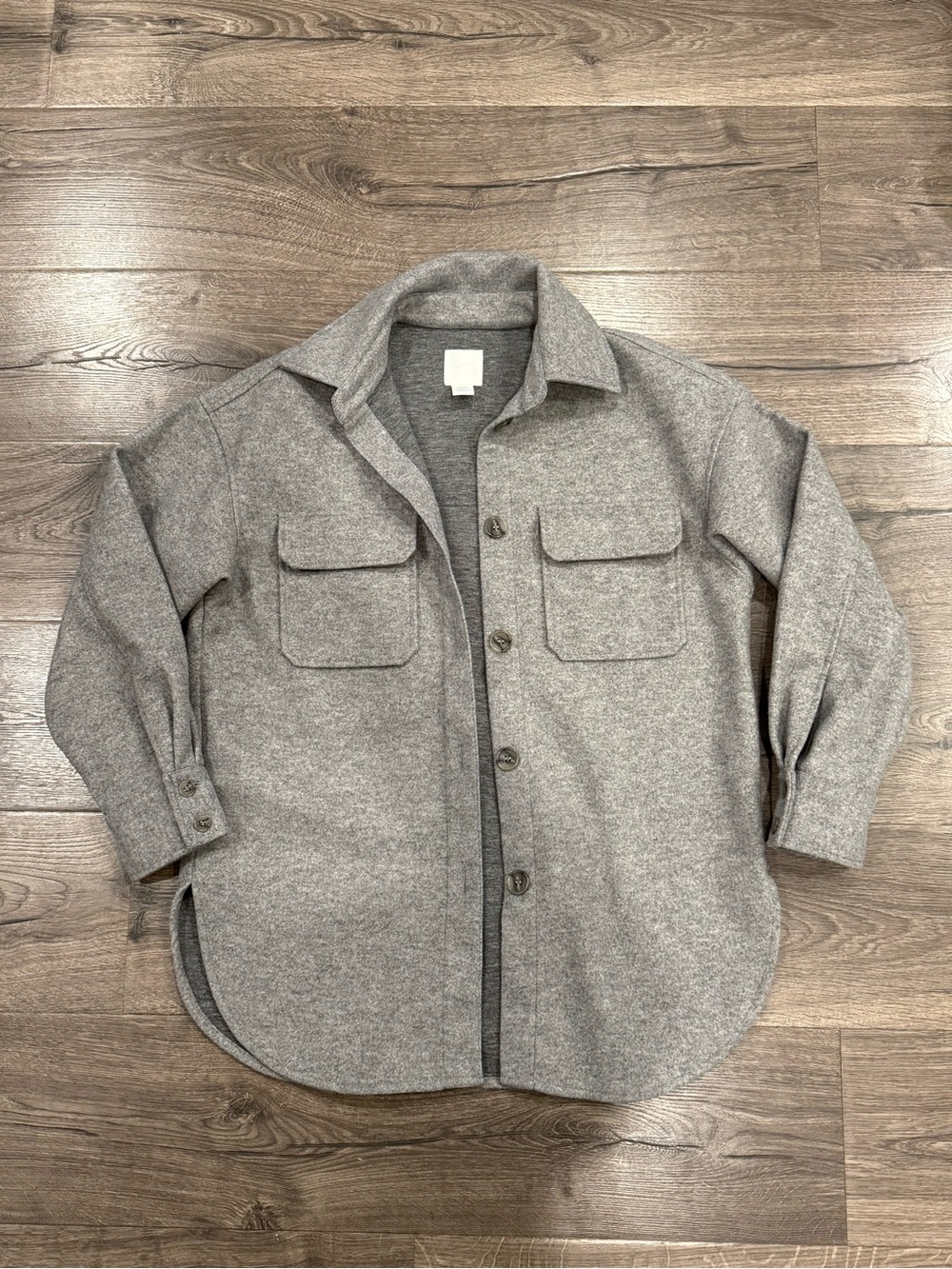 H&M Gray Oversized Shacket
